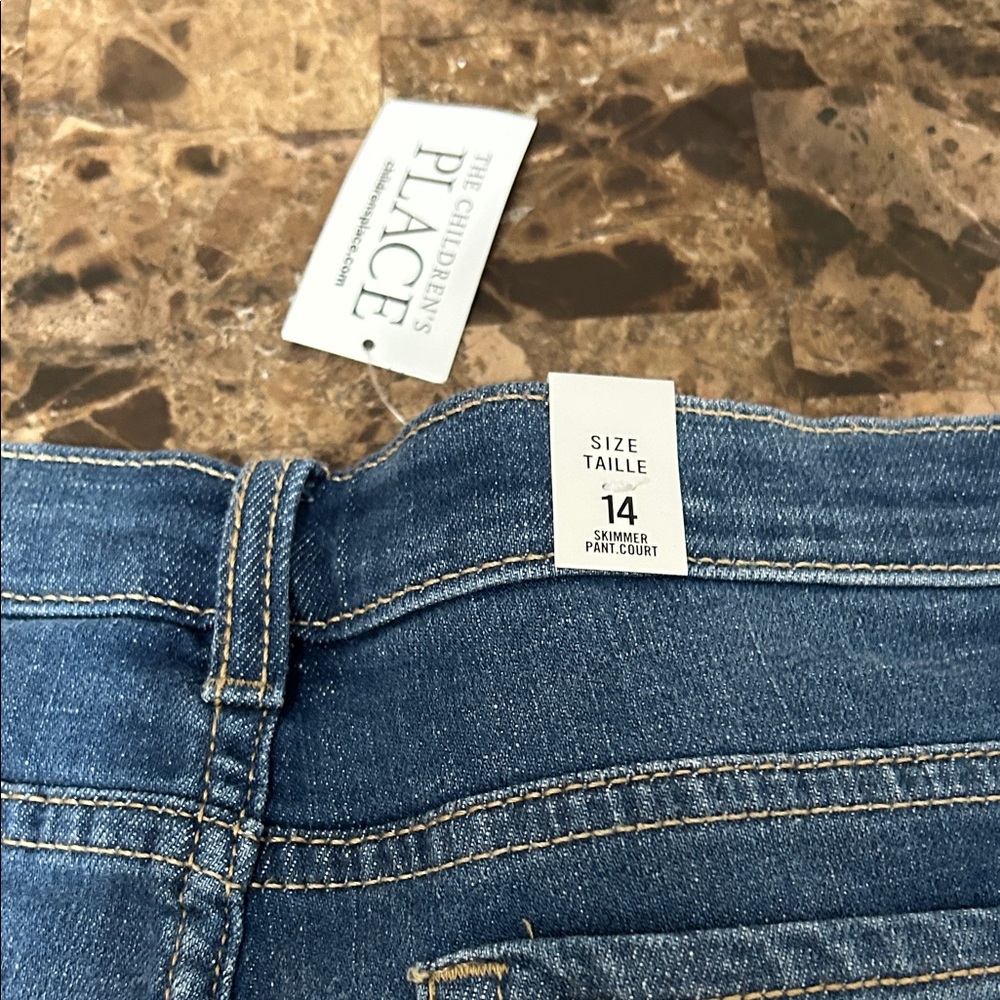 The Children's Place Blue Denim Shorts - Picture 3 of 3
